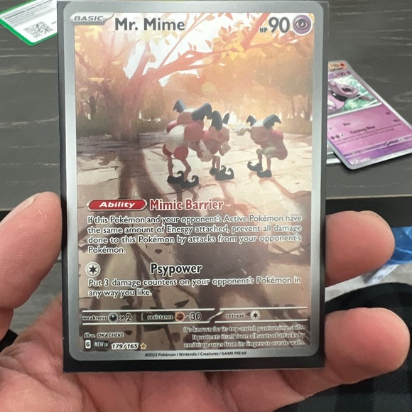 Mr. Mime Pokmon Card